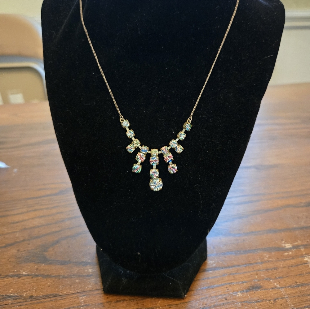 Unique Rhinestone Necklace - image 1